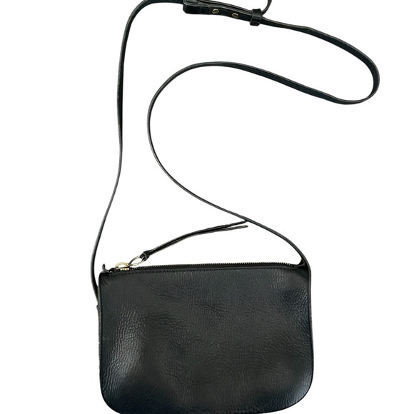 MADEWELL The Simle crossbody black leather bag quiet luxury basic minimalist - Picture 4 of 11